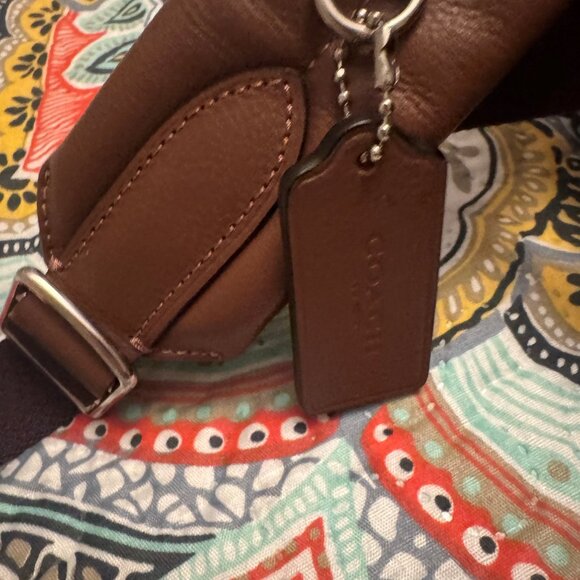 Tan and Black Coach Backpack - Picture 9 of 12